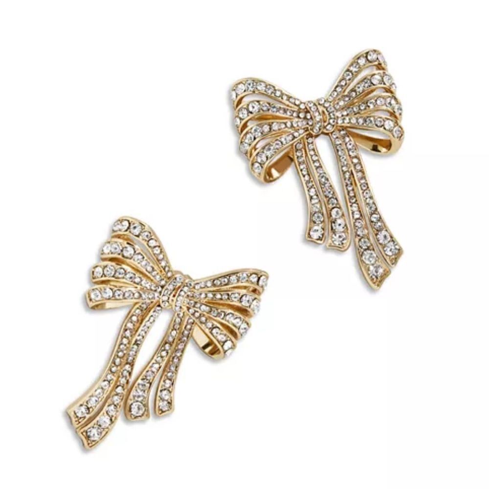 Baublebar that’s a wrap bow earrings